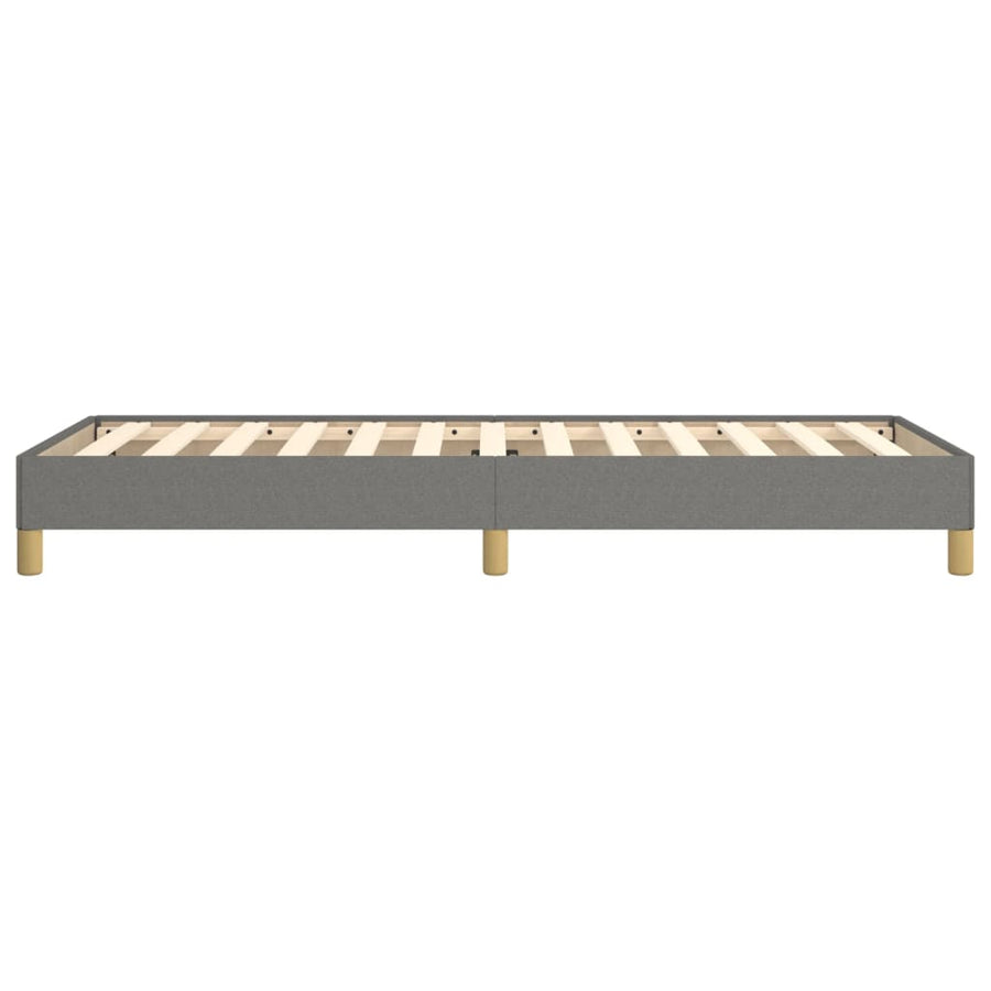 Bedframe Stof Donkergrijs 100 x 200 cm 25 cm