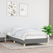 Bedframe 100x200 cm stof donkergrijs