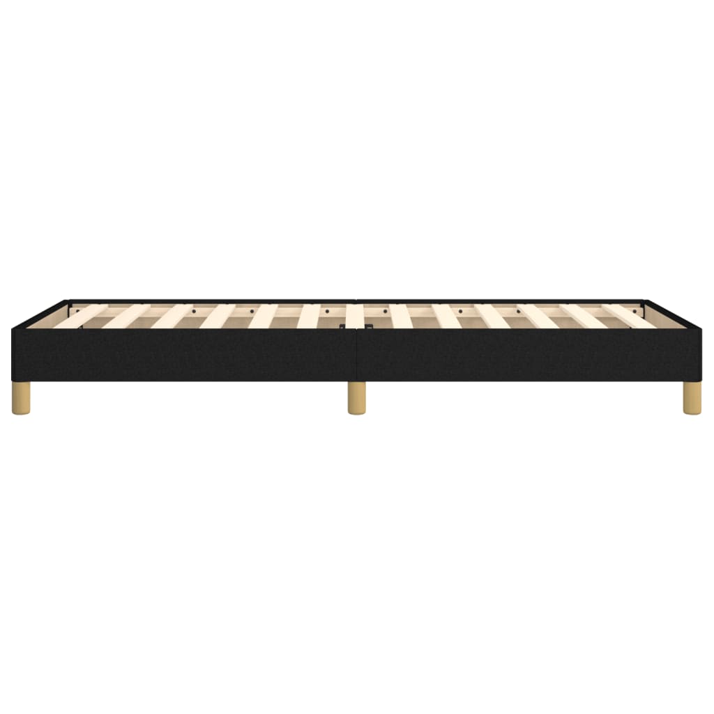 Bedframe Stof Zwart 100 x 200 cm 25 cm