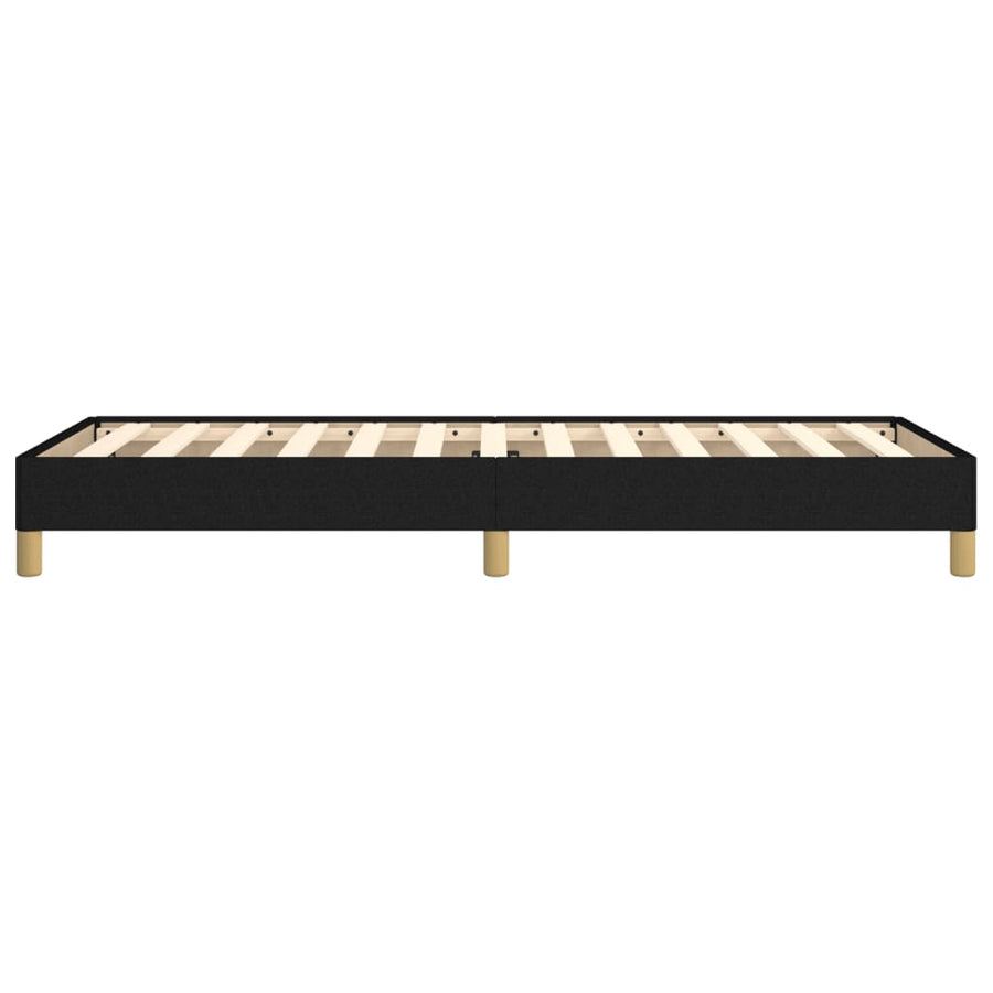 Bedframe Stof Zwart 100 x 200 cm 25 cm