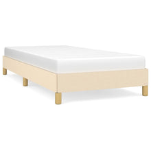 Bedframe Stof Kleurig Crème 100 x 200 cm 25 cm