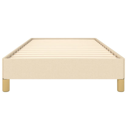 Bedframe Stof Kleurig Crème 100 x 200 cm 25 cm