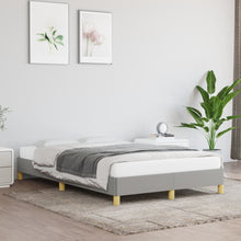 Bedframe Stof Lichtgrijs 120 x 200 cm 25 cm