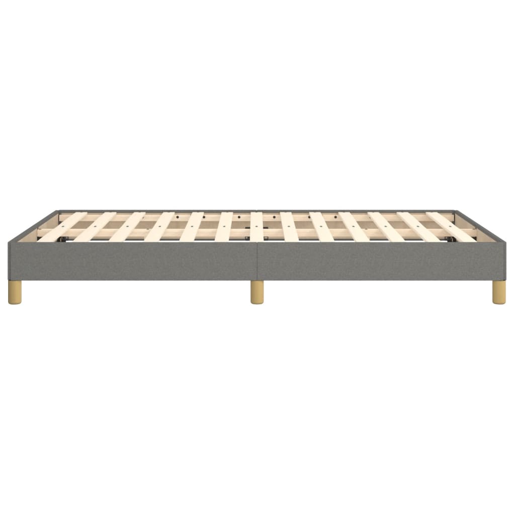 Bedframe Stof Donkergrijs 120 x 200 cm 25 cm