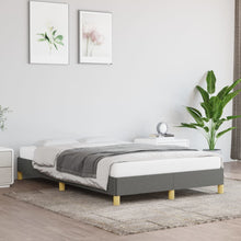 Bedframe Stof Donkergrijs 120 x 200 cm 25 cm