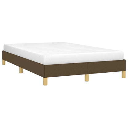 Bedframe stof donkerbruin 120x200 cm 120 x 200 cm 25 cm