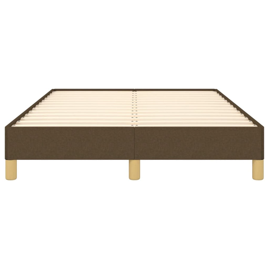 Bedframe stof donkerbruin 120x200 cm 120 x 200 cm 25 cm