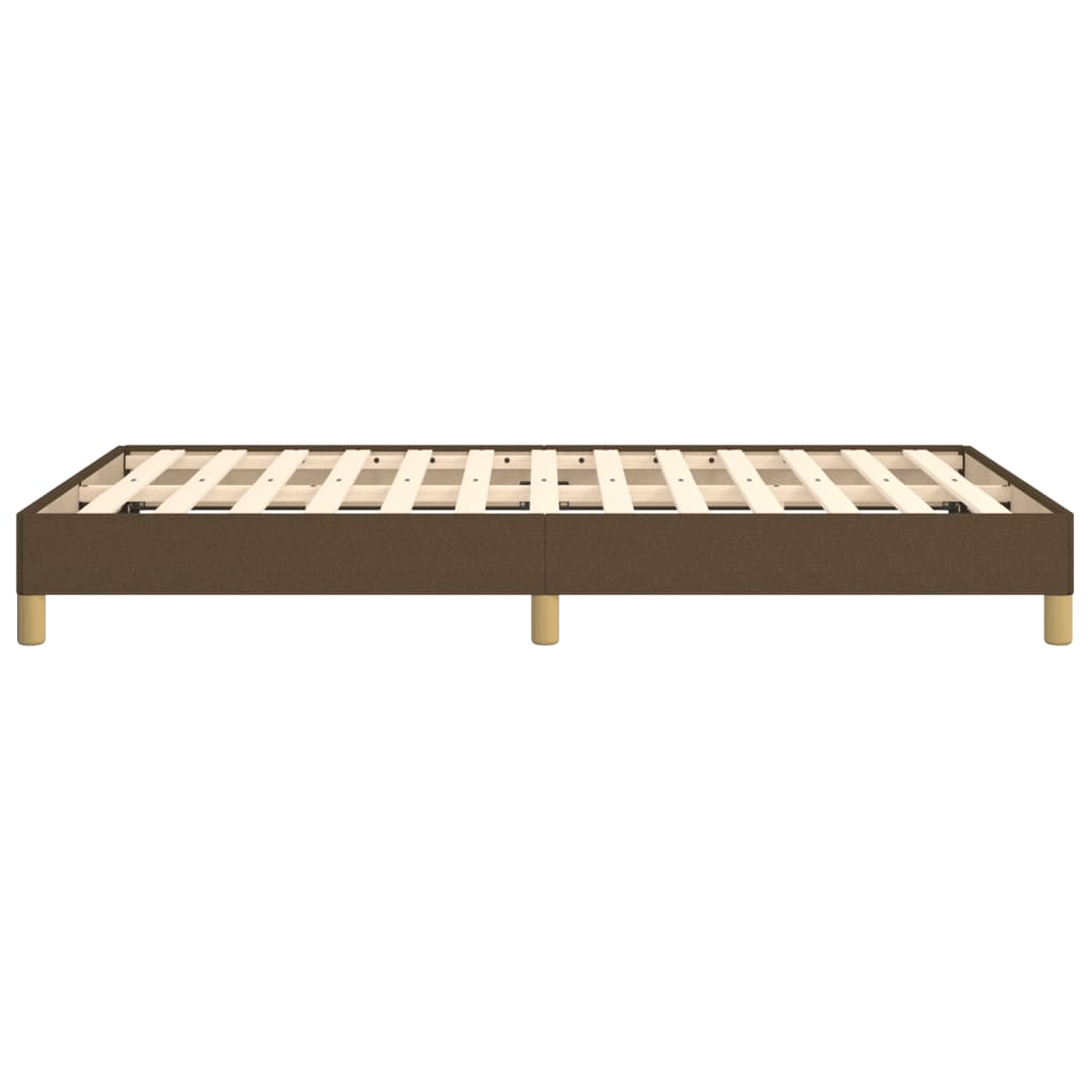 Bedframe stof donkerbruin 120x200 cm 120 x 200 cm 25 cm