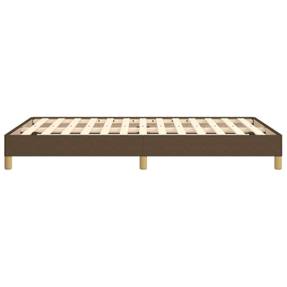 Bedframe stof donkerbruin 120x200 cm 120 x 200 cm 25 cm