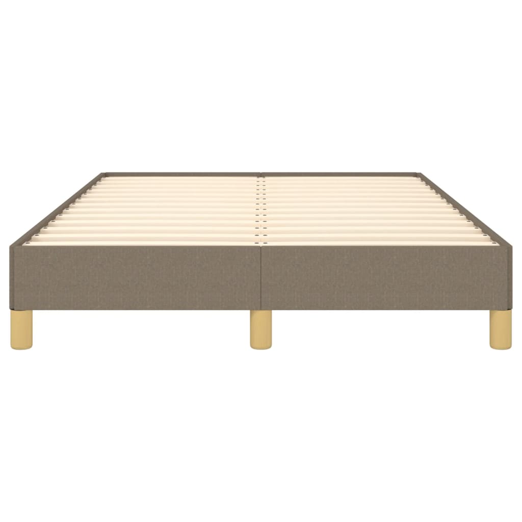 Bedframe stof taupe 120x200 cm 120 x 200 cm 25 cm