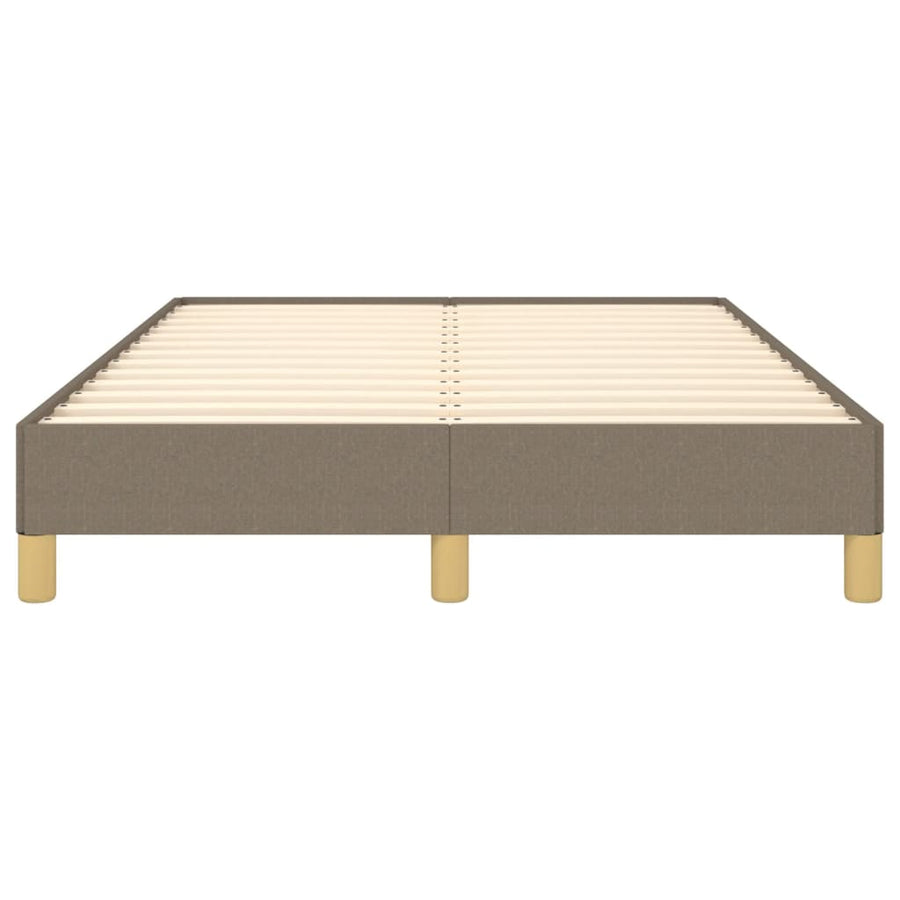 Bedframe stof taupe 120x200 cm 120 x 200 cm 25 cm