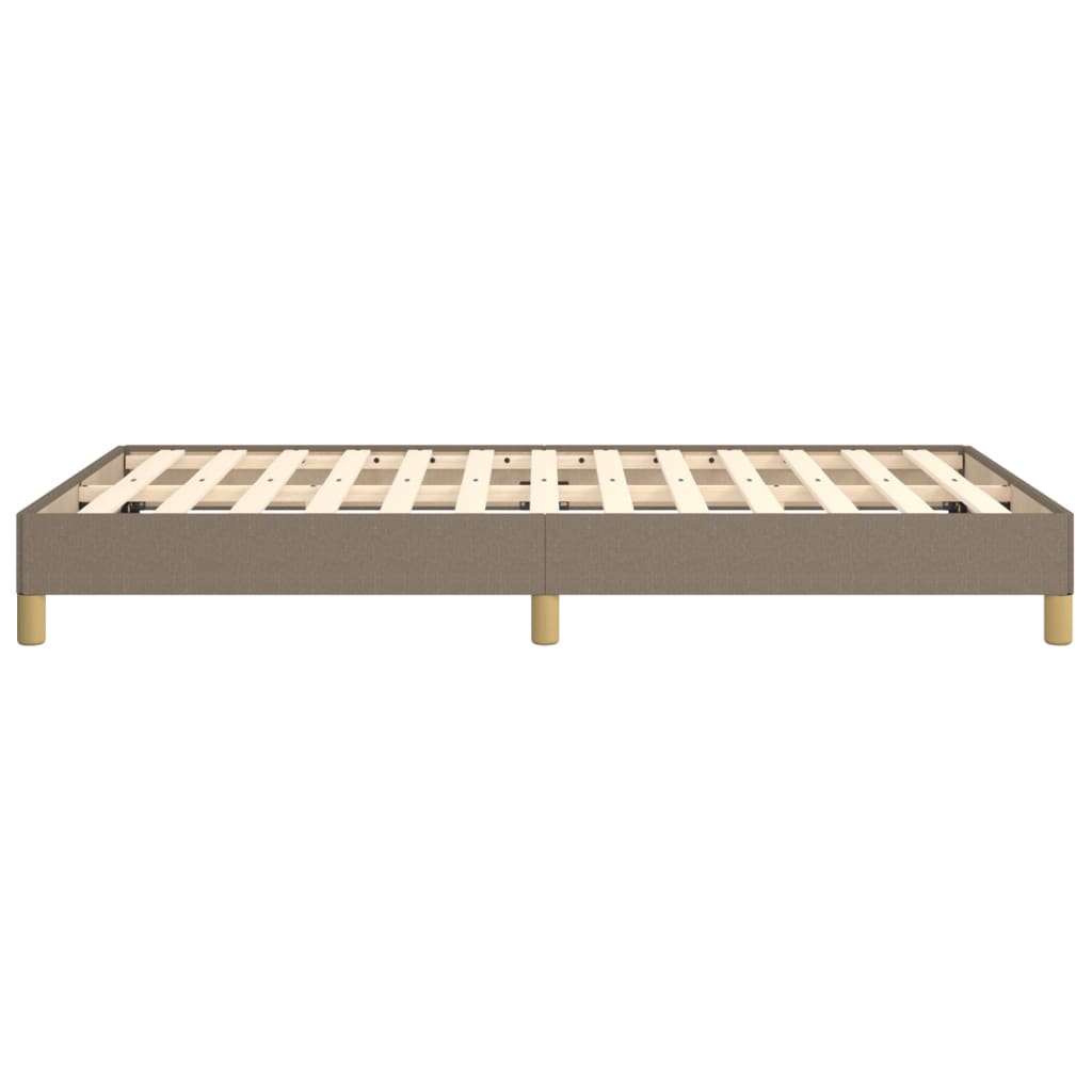Bedframe stof taupe 120x200 cm 120 x 200 cm 25 cm