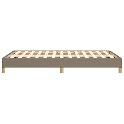 Bedframe stof taupe 120x200 cm 120 x 200 cm 25 cm