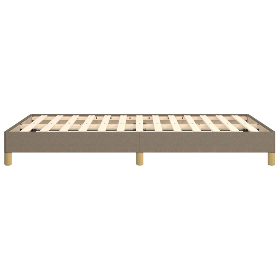 Bedframe stof taupe 120x200 cm 120 x 200 cm 25 cm