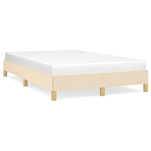 Bedframe Stof Kleurig Crème 120 x 200 cm 25 cm