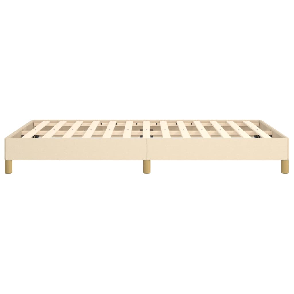 Bedframe Stof Kleurig Crème 120 x 200 cm 25 cm