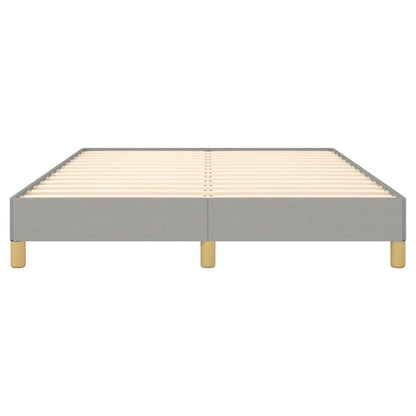 Bedframe Stof Lichtgrijs 140 x 190 cm 25 cm