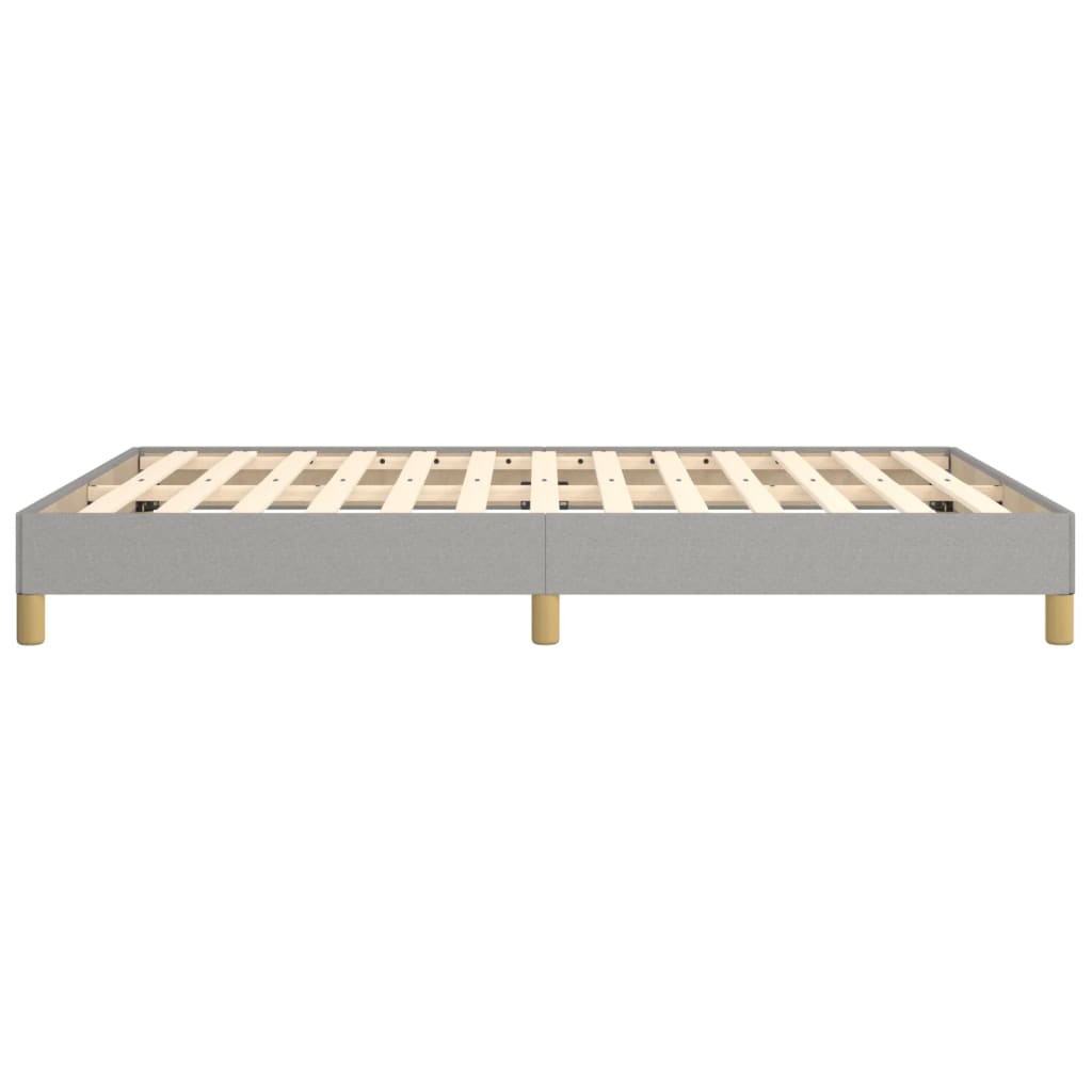 Bedframe Stof Lichtgrijs 140 x 190 cm 25 cm