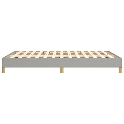 Bedframe Stof Lichtgrijs 140 x 190 cm 25 cm