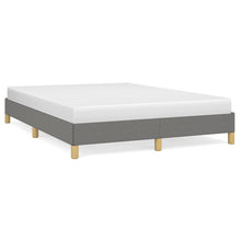 Bedframe Stof Donkergrijs 140 x 190 cm 25 cm