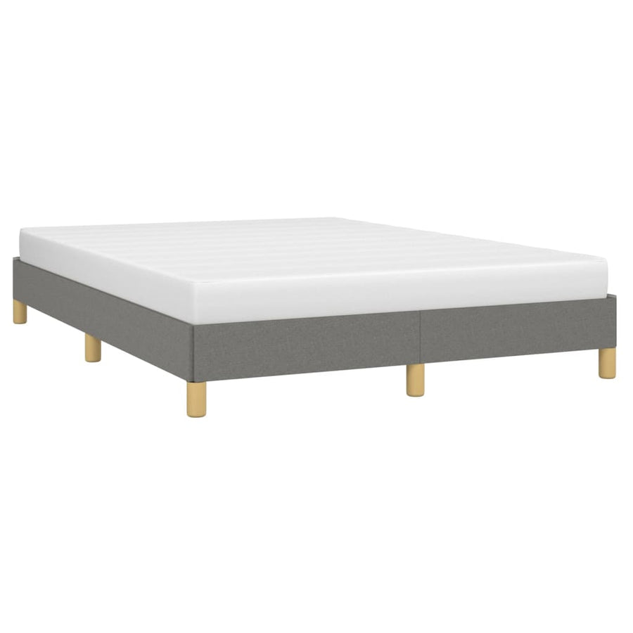 Bedframe Stof Donkergrijs 140 x 190 cm 25 cm