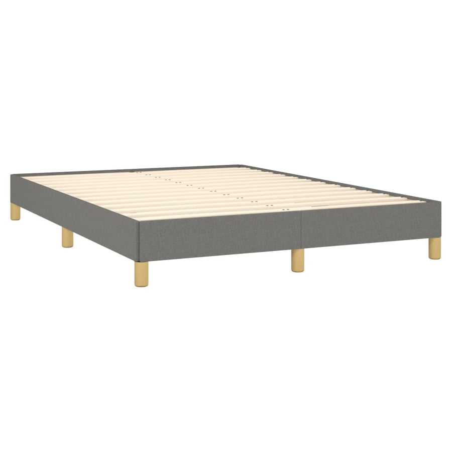 Bedframe Stof Donkergrijs 140 x 190 cm 25 cm