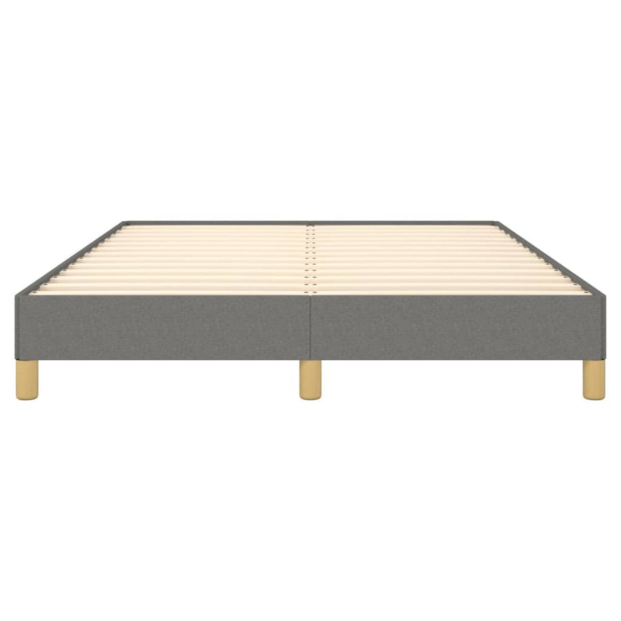Bedframe Stof Donkergrijs 140 x 190 cm 25 cm