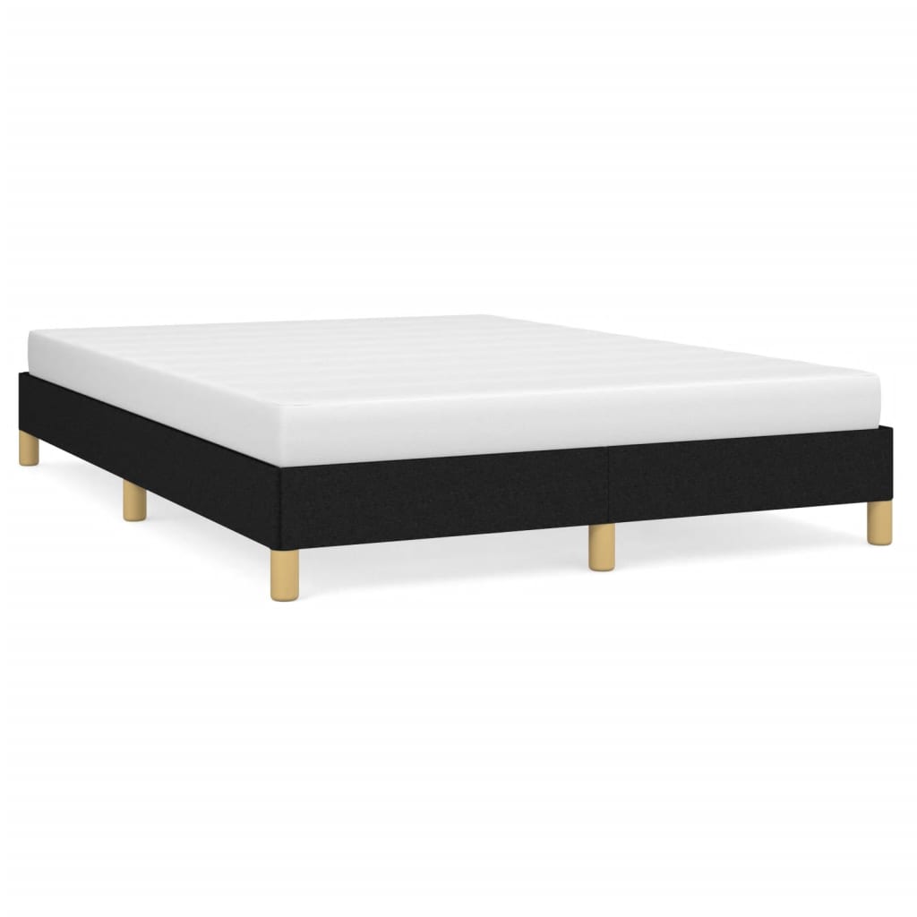 Bedframe Stof Zwart 140 x 190 cm 25 cm