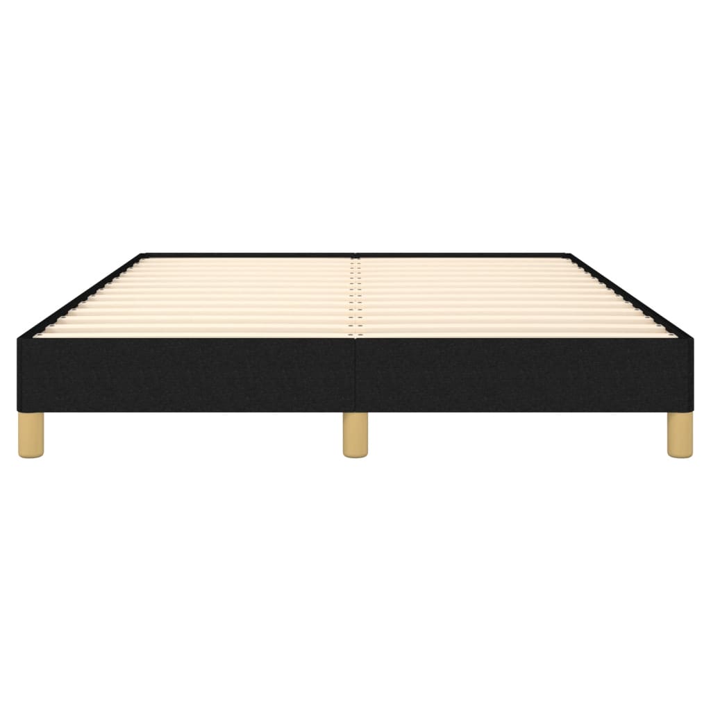 Bedframe Stof Zwart 140 x 190 cm 25 cm