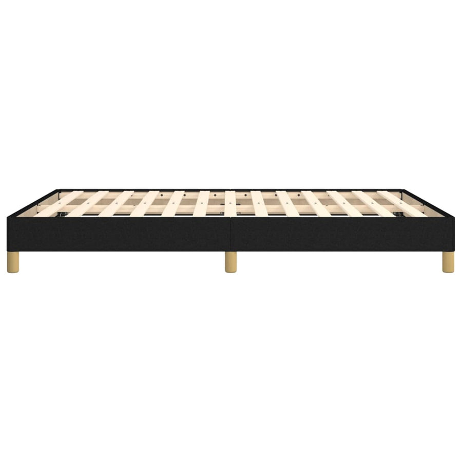 Bedframe Stof Zwart 140 x 190 cm 25 cm