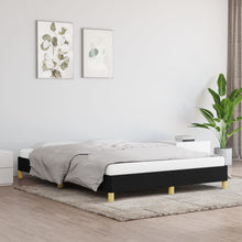 Bedframe Stof Zwart 140 x 190 cm 25 cm