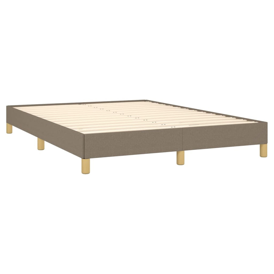 Bedframe stof taupe 140x190 cm 140 x 190 cm 25 cm
