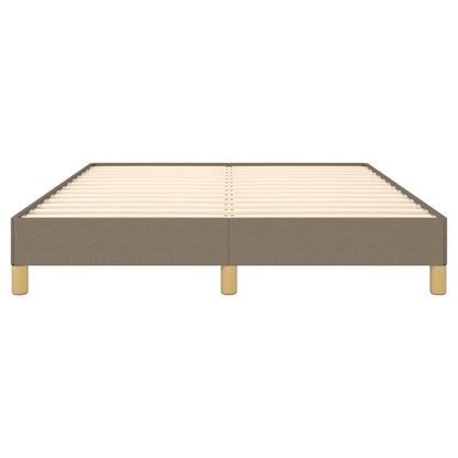 Bedframe stof taupe 140x190 cm 140 x 190 cm 25 cm