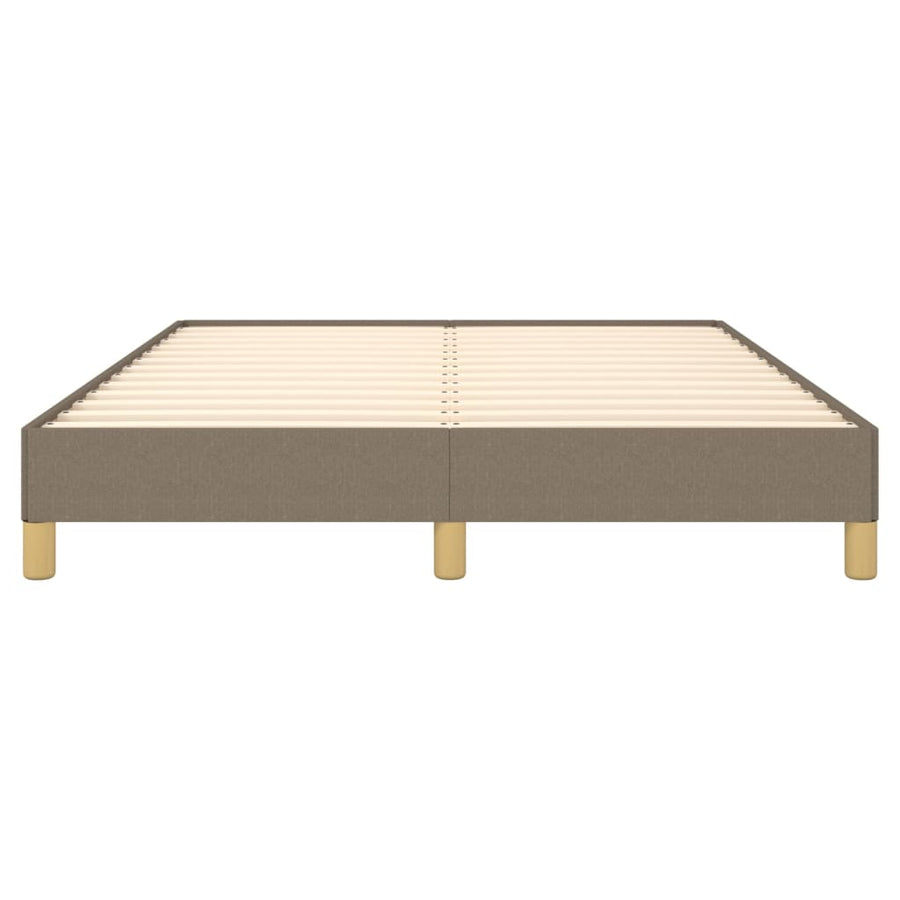Bedframe stof taupe 140x190 cm 140 x 190 cm 25 cm