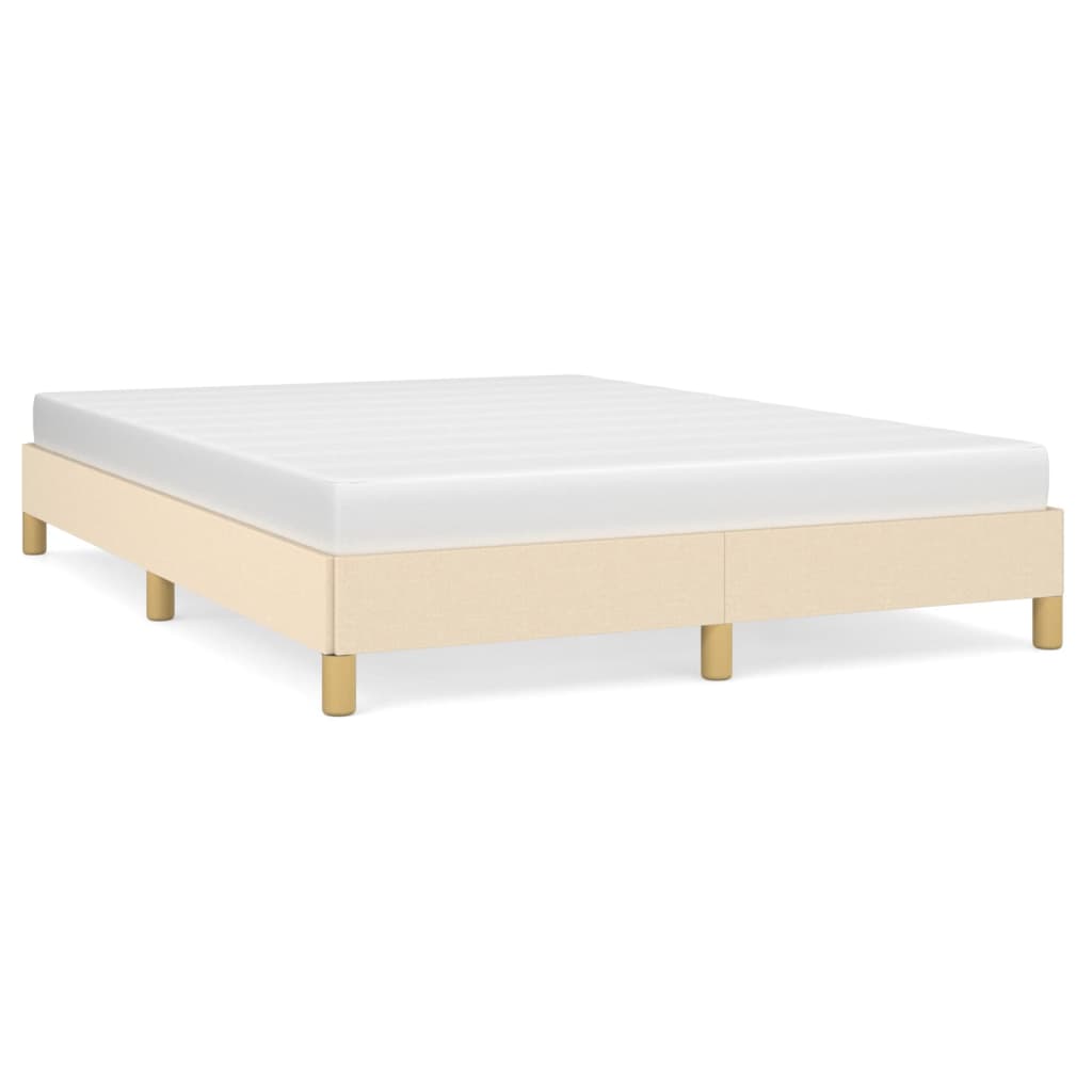 Bedframe Stof Kleurig Crème 140 x 190 cm 25 cm