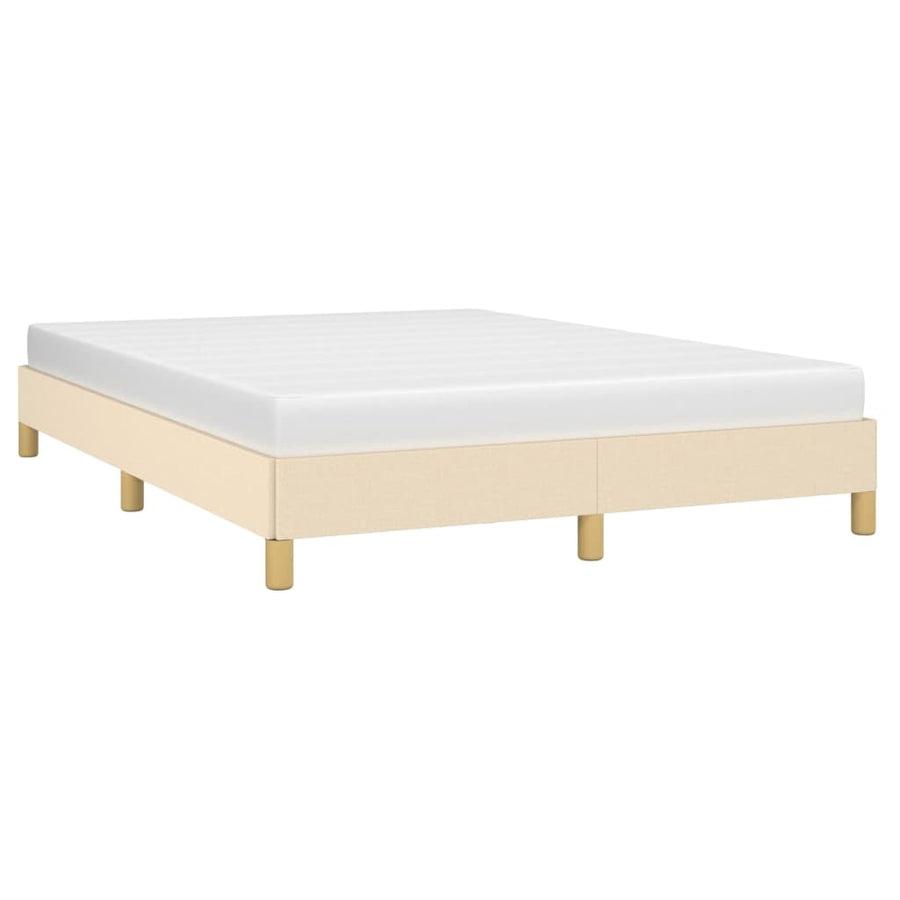 Bedframe Stof Kleurig Crème 140 x 190 cm 25 cm
