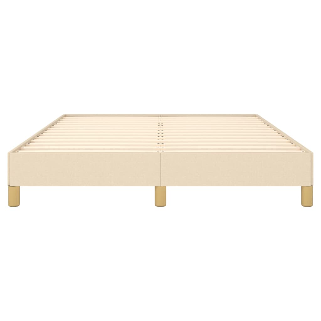 Bedframe Stof Kleurig Crème 140 x 190 cm 25 cm
