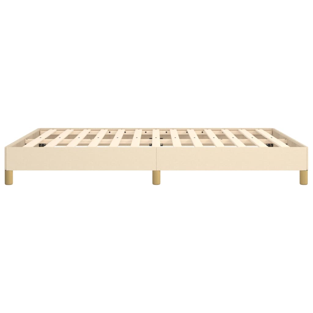 Bedframe Stof Kleurig Crème 140 x 190 cm 25 cm