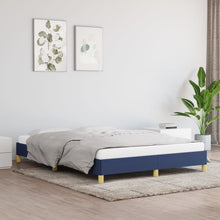 Bedframe Stof Blauw 140 x 190 cm 25 cm