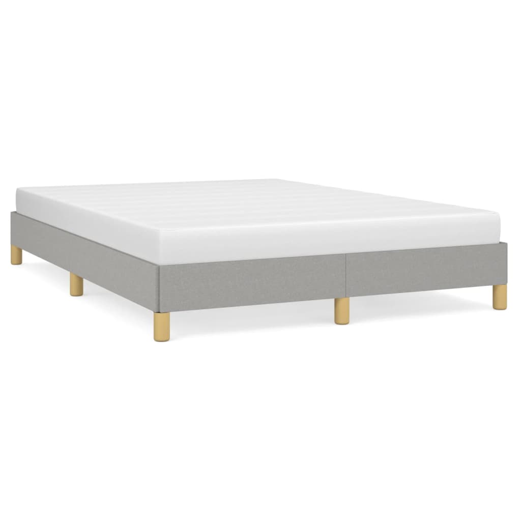 Bedframe Stof Lichtgrijs 140 x 200 cm 25 cm