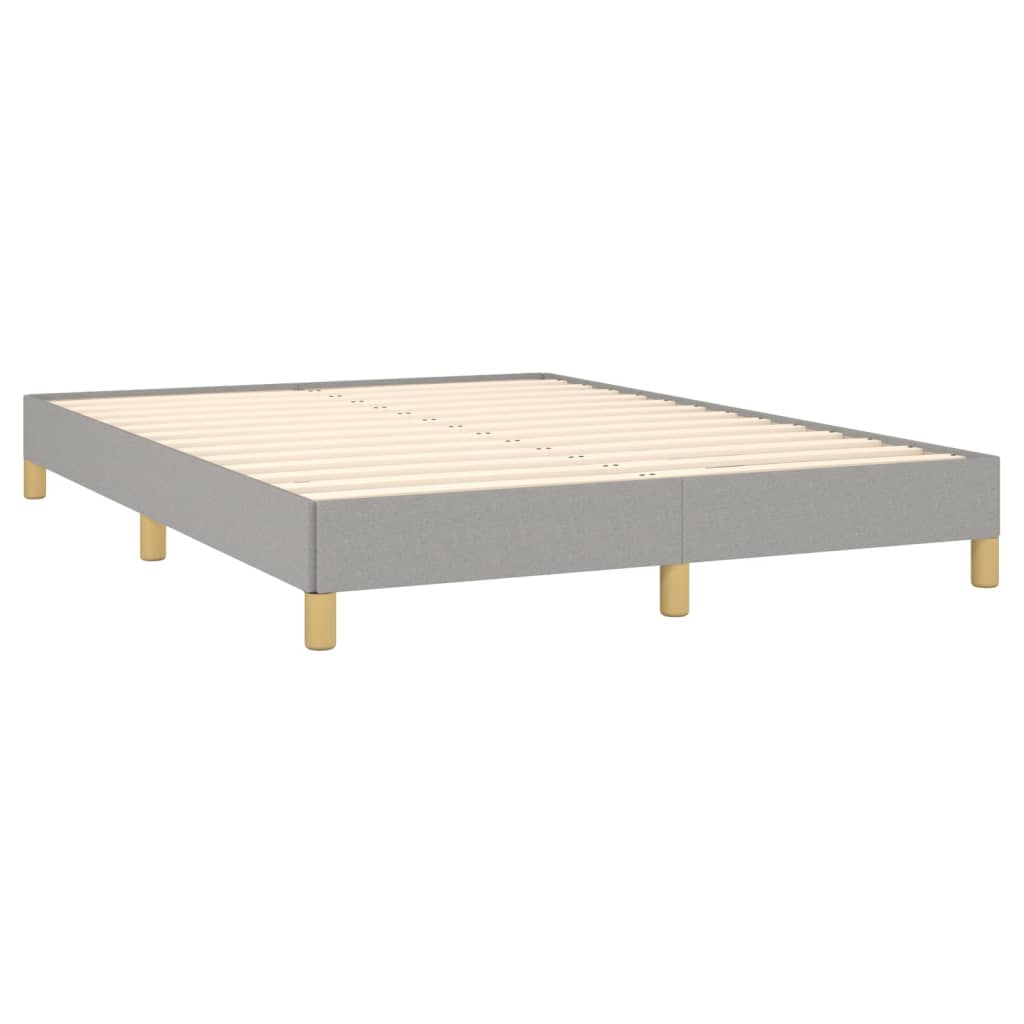 Bedframe Stof Lichtgrijs 140 x 200 cm 25 cm