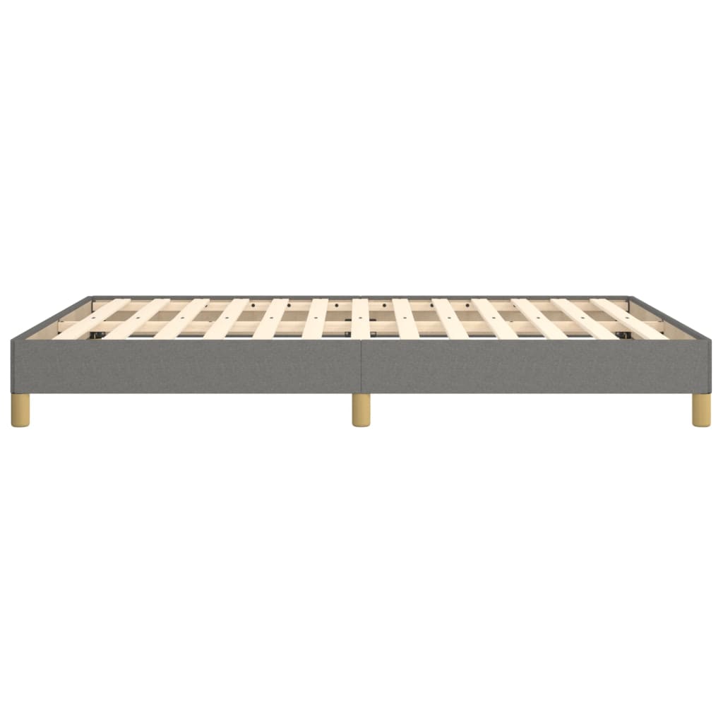 Bedframe Stof Donkergrijs 140 x 200 cm 25 cm
