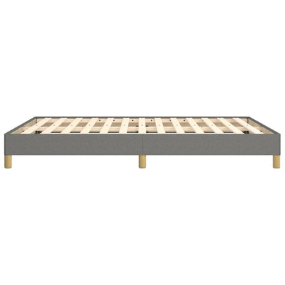 Bedframe Stof Donkergrijs 140 x 200 cm 25 cm