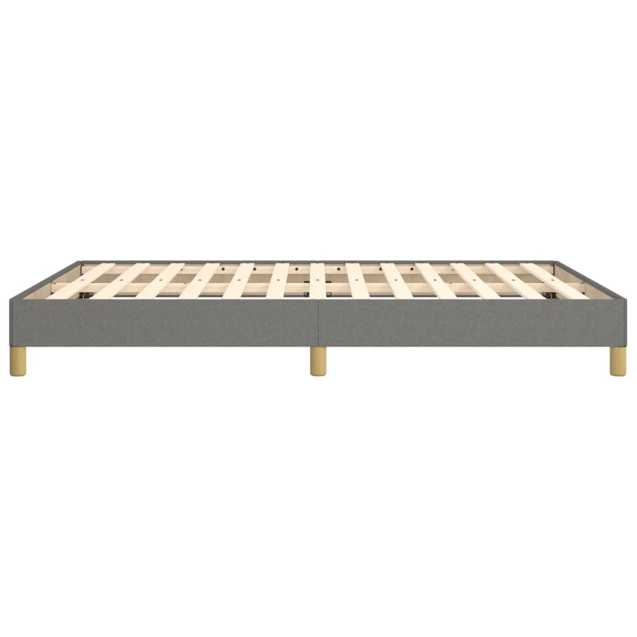 Bedframe Stof Donkergrijs 140 x 200 cm 25 cm