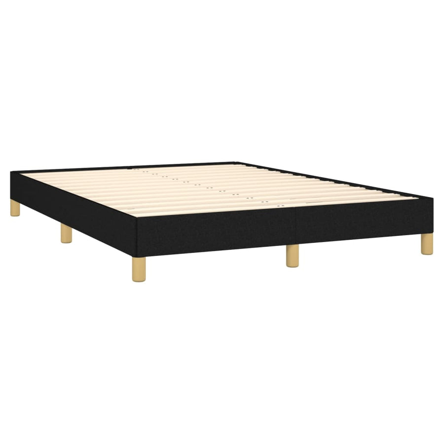 Bedframe Stof Zwart 140 x 200 cm 25 cm