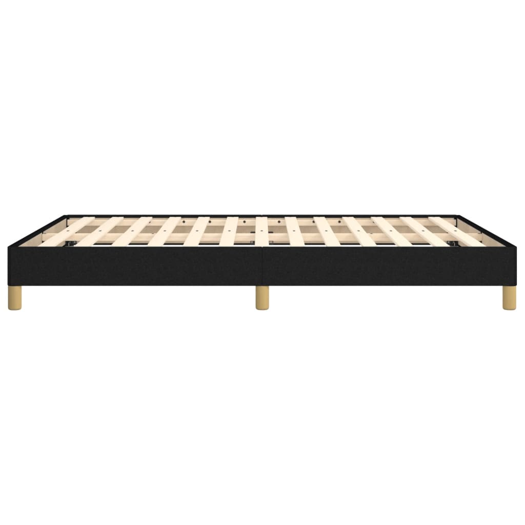 Bedframe Stof Zwart 140 x 200 cm 25 cm