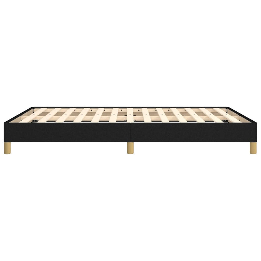Bedframe Stof Zwart 140 x 200 cm 25 cm