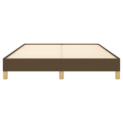Bedframe stof donkerbruin 140x200 cm 140 x 200 cm 25 cm