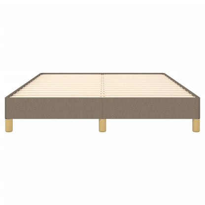 Bedframe stof taupe 140x200 cm 140 x 200 cm 25 cm