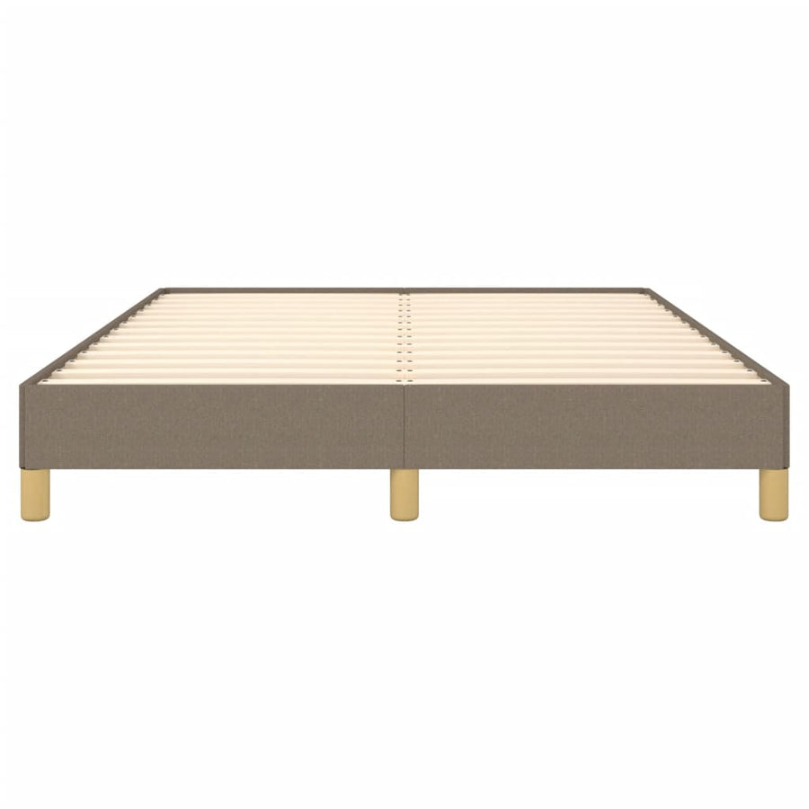 Bedframe stof taupe 140x200 cm 140 x 200 cm 25 cm